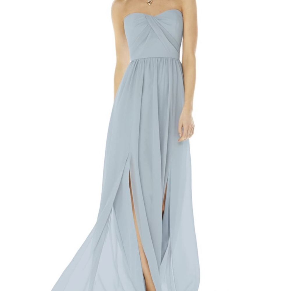 Strapless Gown in Mist